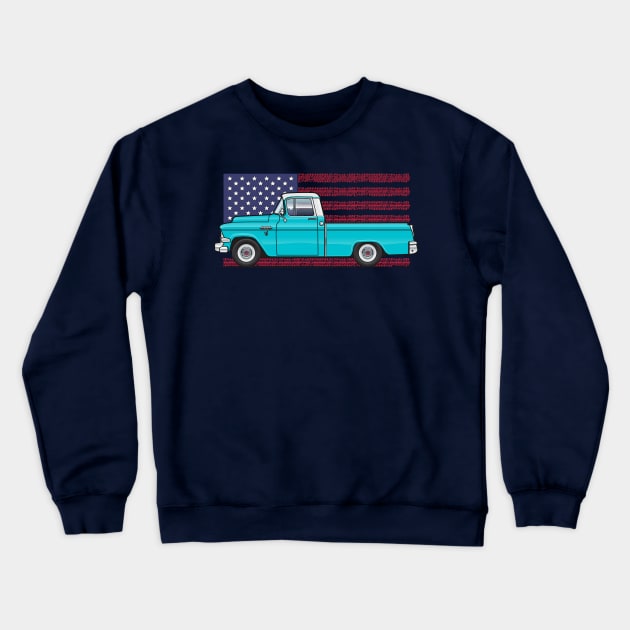 light blue USA Crewneck Sweatshirt by JRCustoms44